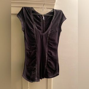 Free People Ruched T-shirt